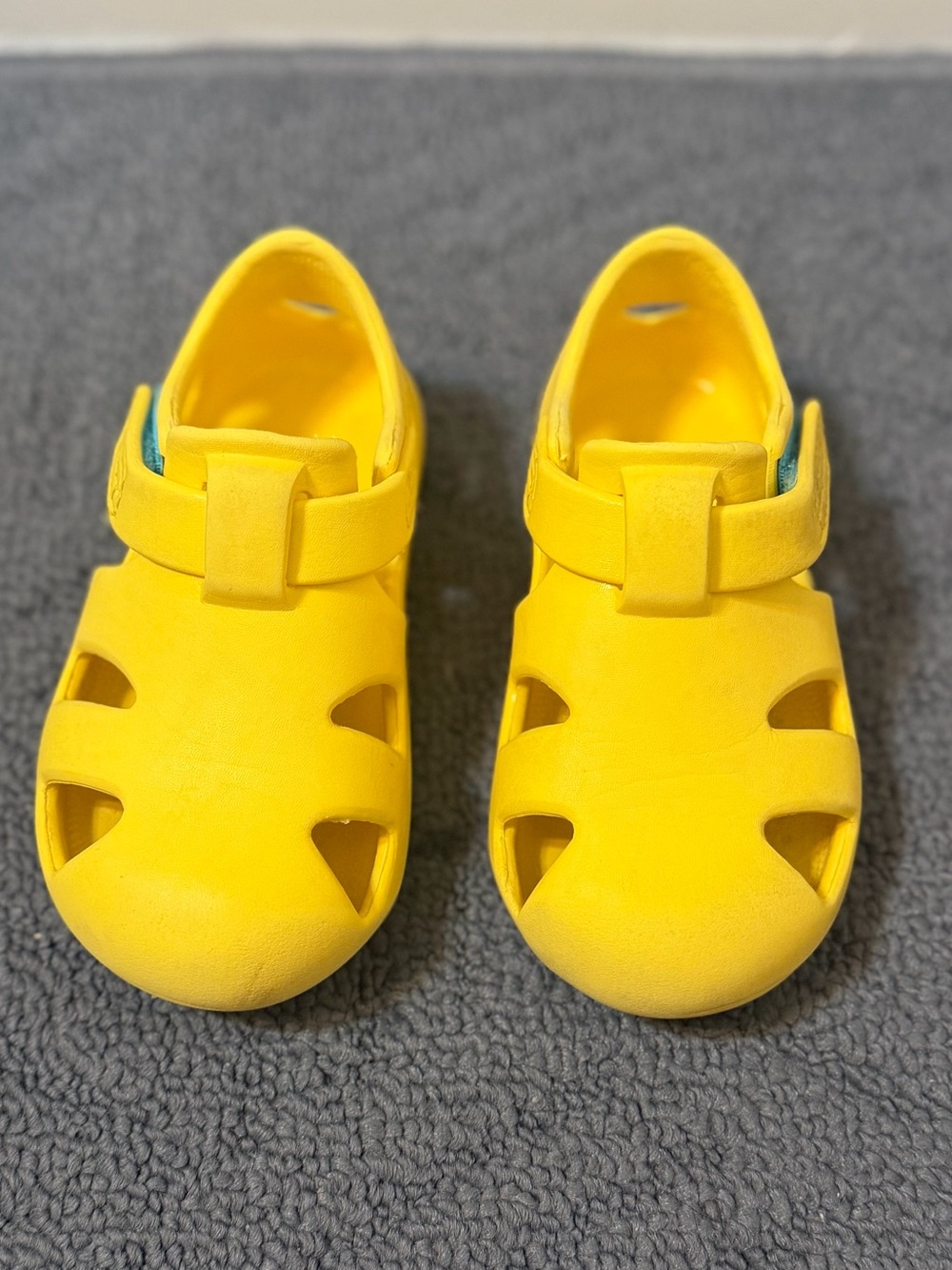 Ten Little Splash Sandals Bright Yellow Kids Water Shoes